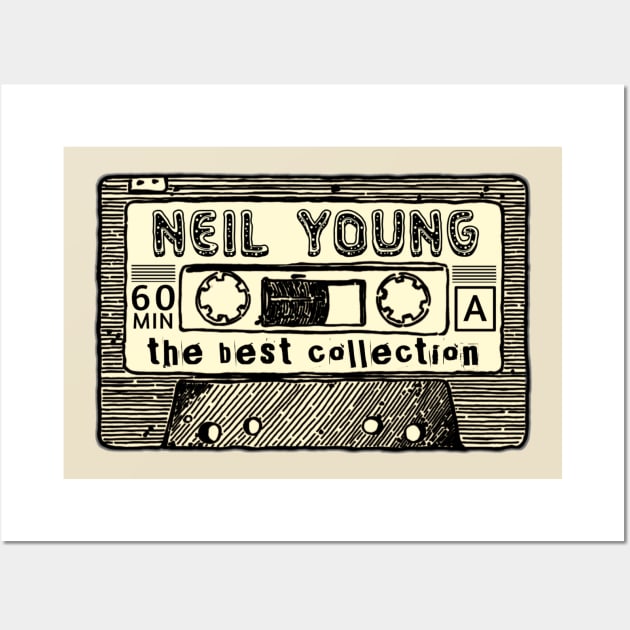 Neil young cassette Wall Art by Gingin store